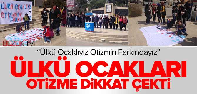 Ülkü Ocakları Otizme Dikkat Çekti