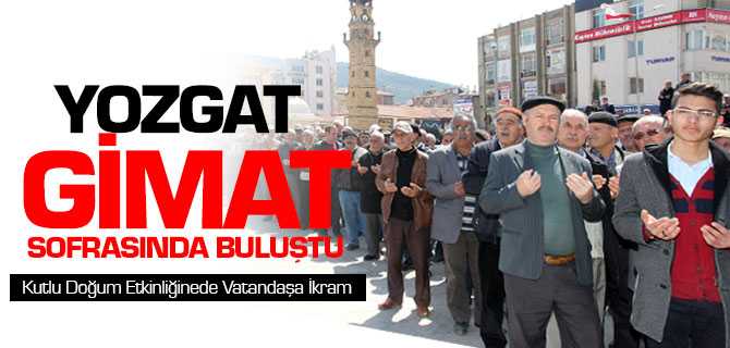 Yozgat Gimat Sofrasında Buluştu