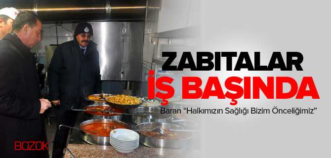 Zabıta Ekipleri Lokantaları Denetledi