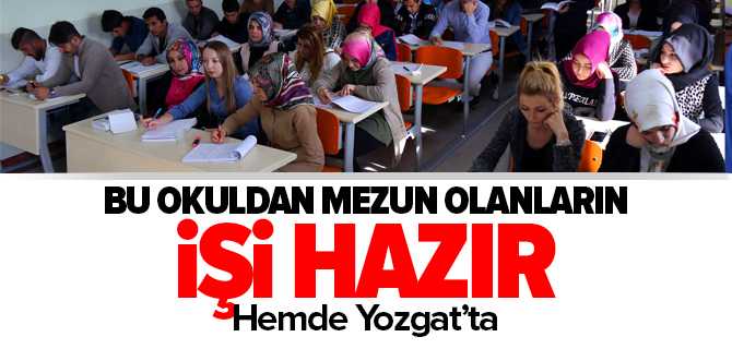 Yerköy Adalet Meslek Yüksekokulu Mezunlarının İşi Hazır