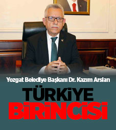 Yozgat Belediye Başkanı Arslan Türkiye Birincisi Seçildi