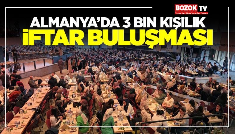 Almanya'da 3 Bin Kişilik İftar Buluşması